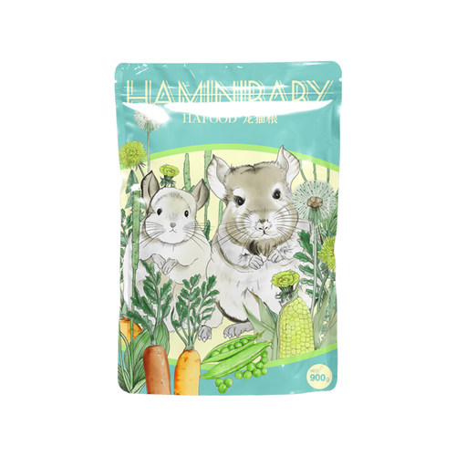 【傻傻龙猫】900克主粮hafood马祖瑞mazuri配比龙猫粮食食物饲料