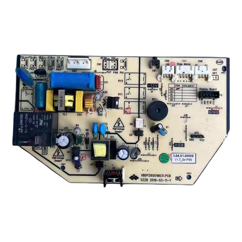 适用中松杨子樱花夏立夏宝东松空调电脑板主板XBDP26G01M031.PCB