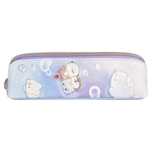 99CREAT日系可爱梦幻动物笔袋学生便携大容量文具盒创意收纳包