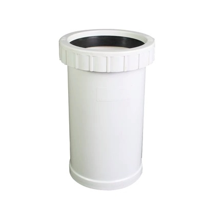 PVC加长伸缩节110排水管螺纹快接