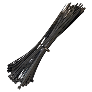 高强度塑料国标大号尼龙扎带5*200防盗扣固定捆绑卡扣黑色勒死狗m