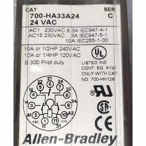 溢价-AB继电器 700-HA33A24/700-HW33A48-