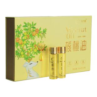 甘味九源物理冷榨核桃油轻奢礼盒20ml*10小支儿童营养便携食用油