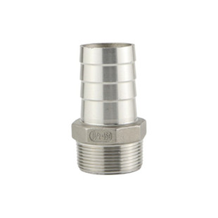 304不锈钢宝塔接头六角宝塔水管皮管接软管接头2分3分4分水嘴外丝