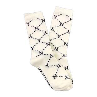 春夏薄款字母袜子男女中筒NY洋基LA老花条纹纯棉潮牌运动袜ins潮