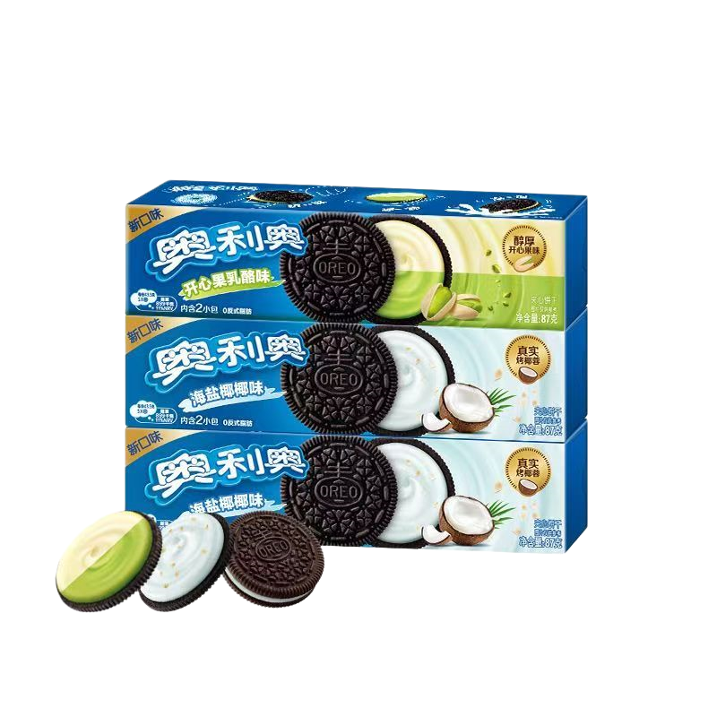 奥利奥新品87g开心果乳酪味