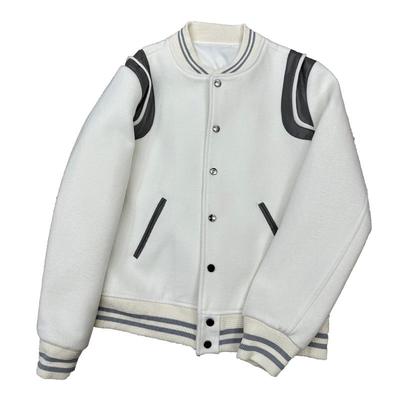 【留学生】现货 经典高街毛呢韩式棒球服19fw新色 红很正 外套