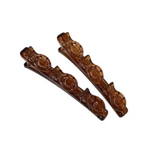 网红编发发夹女小号侧边抓夹一字夹前额头发夹子碎发刘海发卡头饰