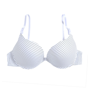 前扣美背内衣女无痕薄款性感聚拢文胸学生少女露背露肩细带小胸罩