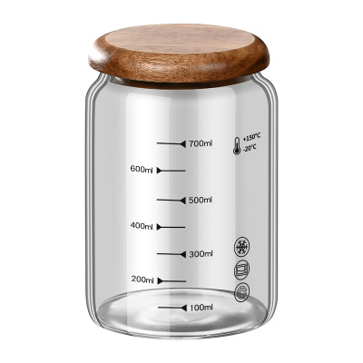 咖啡豆密封罐食品级玻璃分装瓶