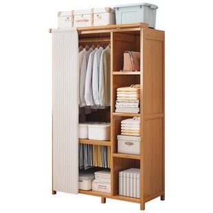 衣柜家用卧室简易组装出租房用结实耐用布衣橱大容量防尘收纳柜子