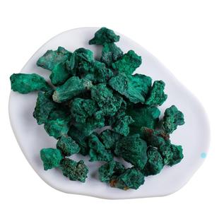 天然水晶放射状孔雀石原石标本矿物晶体矿石扩香收藏摆件老挝绿色