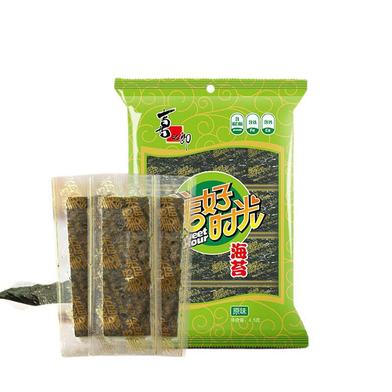 美好时光海苔原味超级好吃零食