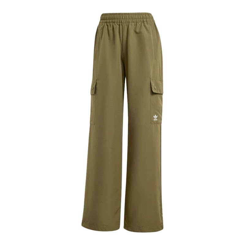 Adidas/阿迪达斯长裤女子秋季宽松新款户外运动弯刀伞兵裤IX9972