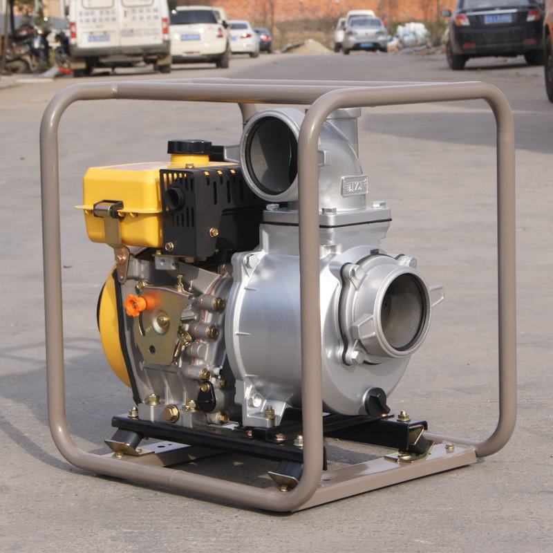 路德维希4寸手启动柴油水泵风冷非汽改柴农用灌溉园林抽水机