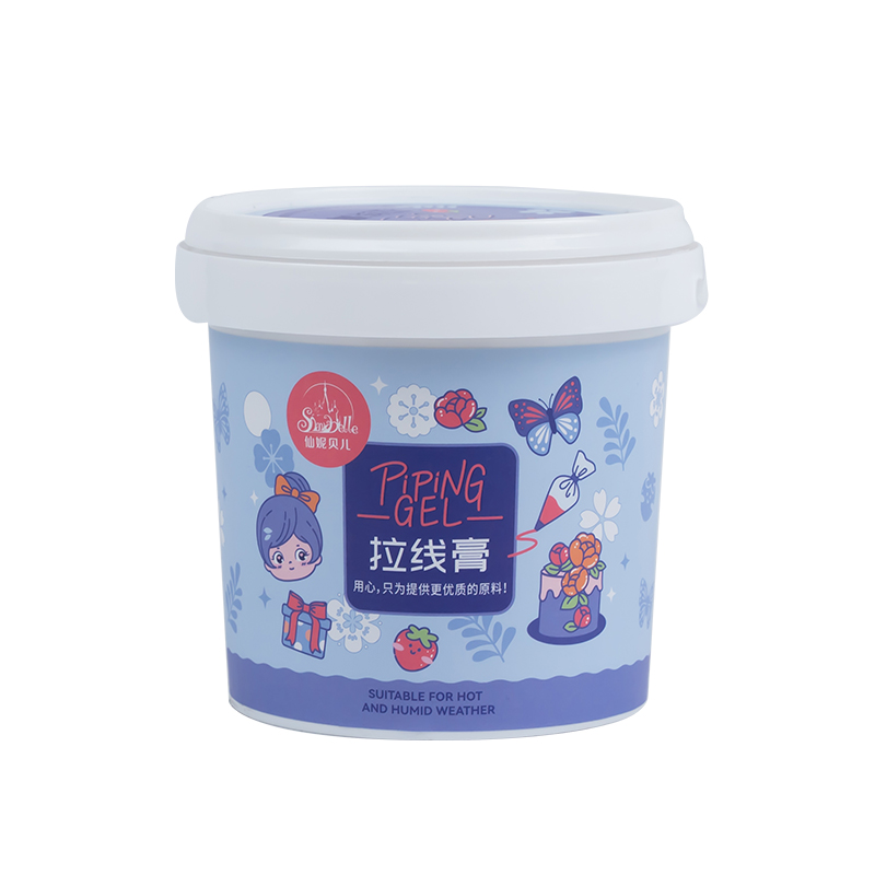 仙妮贝儿拉线膏转印写字吊线画画裱花立体人偶黄油霜翻糖烘焙原料