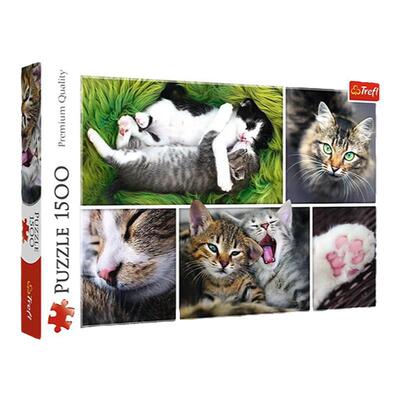 凯知乐TREFL拼图1500片猫咪