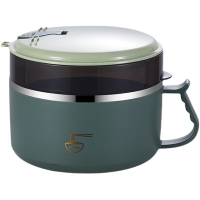 泡面碗304不锈钢可沥水学生宿舍