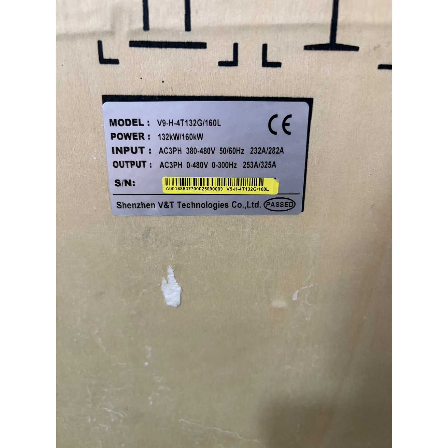 【议价-可维修】变频器 V9-4T132G 132KW /二手均有货