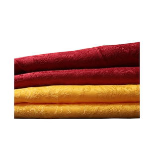 暗花布料佛台布家用佛桌布面料佛堂装饰桌围黄布红布佛台供桌布