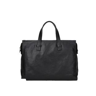 皮尔卡丹男士电脑公文包单肩斜挎包商务男式真皮大容量手提包男款