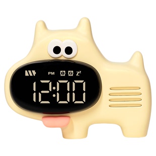 智能小狗闹钟2026新款学生专用起床神器儿童男孩自律闹铃电子时钟