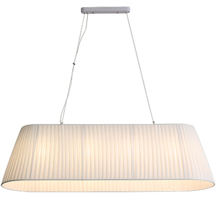 现代简约餐厅吧台吊灯咖啡厅收银台椭圆长条梯形奶茶前台布艺灯饰