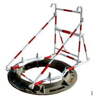 井口安全爬梯可调节电缆井隧道通讯入有限空间专用作业施工折叠