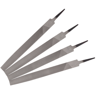 信工扁平锉刀尖头钳工钢锉木工搓金属打磨工具6 10 12寸挫刀粗齿