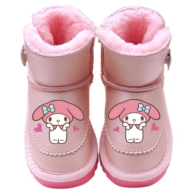 女童雪地靴防水加厚保暖棉靴