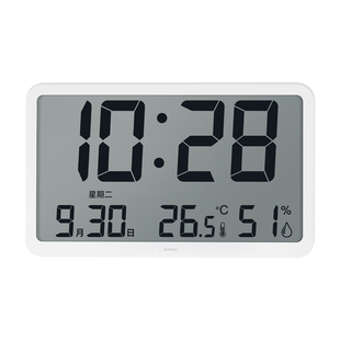 dretec日本多利科电子时钟大屏钟客厅装饰钟表摆件表摆台式桌面