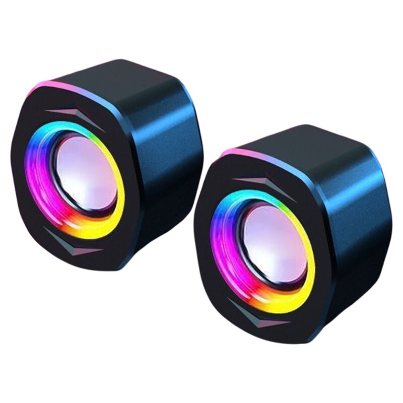 先科台式电脑小型音响家用游戏电竞有线2.0桌面迷你USB音箱蓝牙
