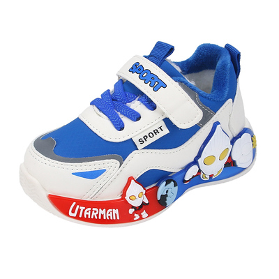 月销1万+优质奥特曼男童棉鞋加绒