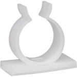 Q型粘贴式理线夹自粘线扣配线固定座电线网线整理集线器尼龙卡扣