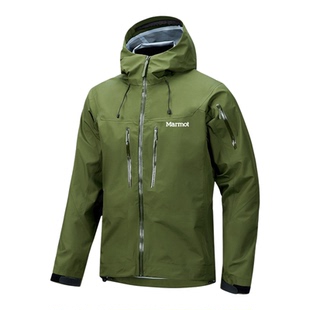 MARMOT土拨鼠硬壳冲锋衣男女款户外腋下拉链防水骑行登山夹克外套