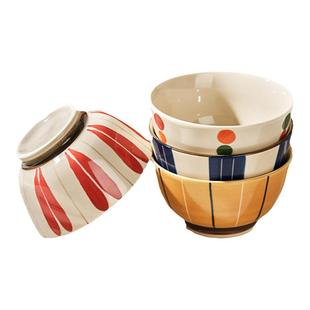 日式陶瓷吃饭碗家用2025新款精致个人专用特别好看的米饭碗高颜值