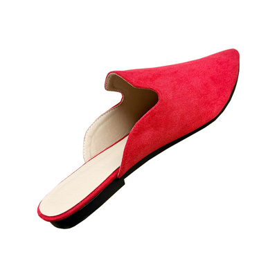 包头外穿半拖平底穆勒鞋