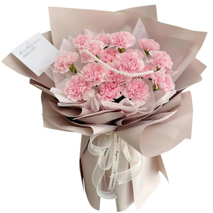 永生花康乃馨仿真香皂花束成品告白情人节送妈妈女生闺蜜生日礼物
