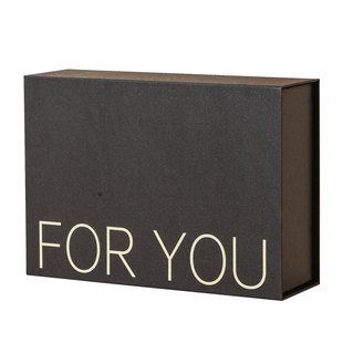 黑色翻盖礼盒空盒子创意生日礼物盒送男生高级感礼品盒包装盒定制