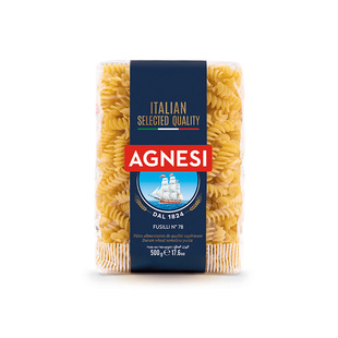 安尼斯三色螺丝型意大利面500g 螺旋形意面螺丝面家用速食意粉