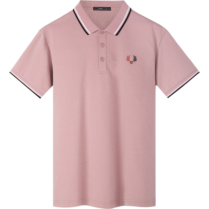 【珠地网眼】骆驼男22年夏季短袖Polo衫翻领t恤纯色商务休闲体恤