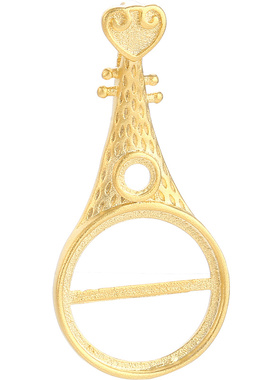 古风铜钱吊坠纯银圆形diy碧玉