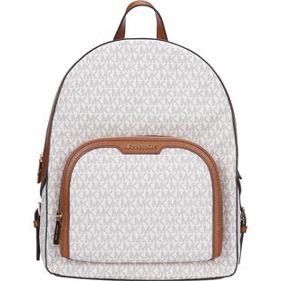 Michael Kors/MK女士双肩包JARCEE大号PVC印花配皮女士双肩包