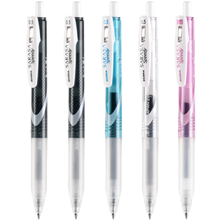 日本ZEBRA斑马速干中性笔JJZ33按动黑色水笔SARASA speedy软握胶考试签字学生用商务0.5mm