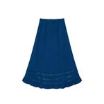 美丽客栈高端大码半身裙女胖mm显瘦遮肚梨型身材中长款气质a字裙