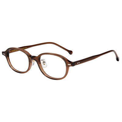 书呆子窄方框板材高度数近视眼镜