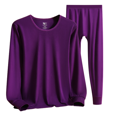 七匹狼女士保暖内衣秋衣秋裤套装