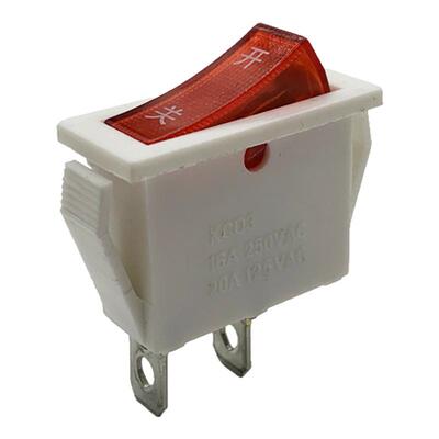 饮水机专用配件 电源开关家用电器船型开关2脚2档茶吧机开关KCD3