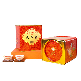 云夷大红袍YY836武夷山岩茶原产地中足火闽北乌龙茶500g铁罐装