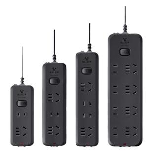 公牛插座面板多孔正品家用排插排接拖线板黑色宿舍学生小插板带线